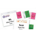 Custom Flag-a-Ribbon - 1 Color Foil Stamp (1 5/8"x1 7/8")